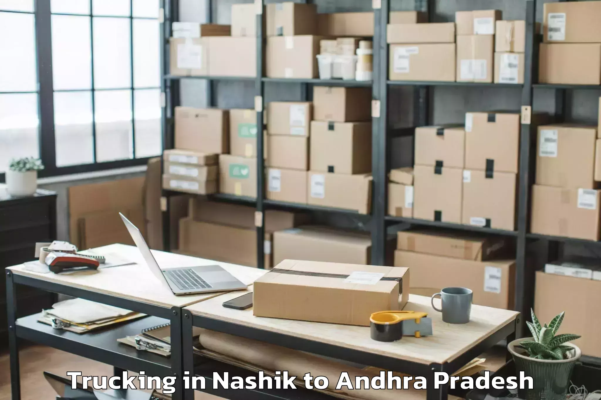 Book Nashik to Abhilashi University Guntur Trucking